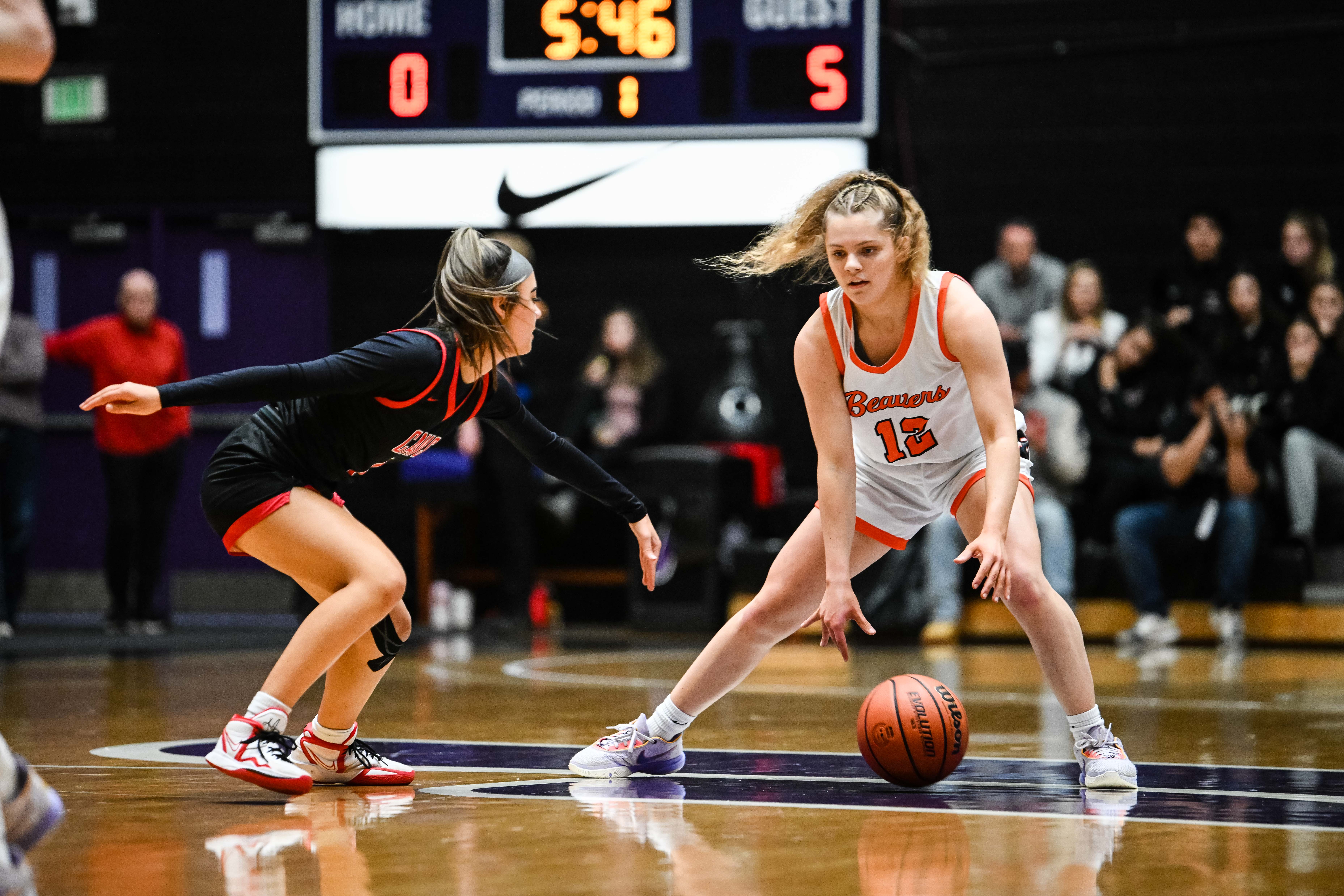 Clackamas Beaverton 6A Oregon girls basketball quarterfinal Naji Saker 1 -21
